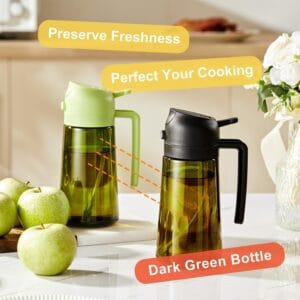 16oz/470ml glass olive oil sprayer for cooking 2pcs