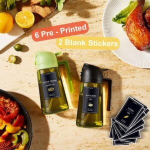 16oz/470ml glass olive oil sprayer for cooking 2pcs