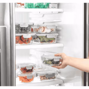 24 piece superior glass food storage set